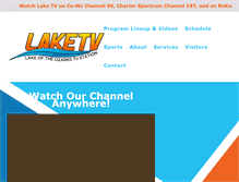 Tablet Screenshot of mylaketv.com